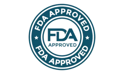 FDA-approved facility badge